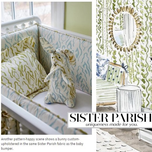 SISTER PARISH DESIGN  🐇  Nursery Decor Bunny Rabbit - Picture 12 of 13